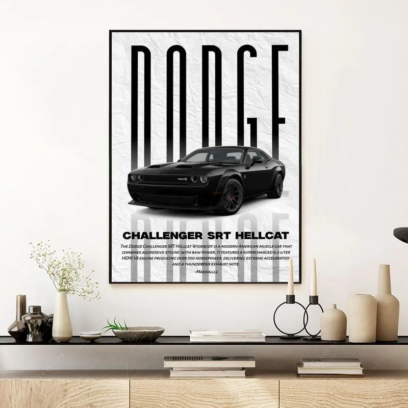 Póster Dodge Challenger SRT (Arte 12)