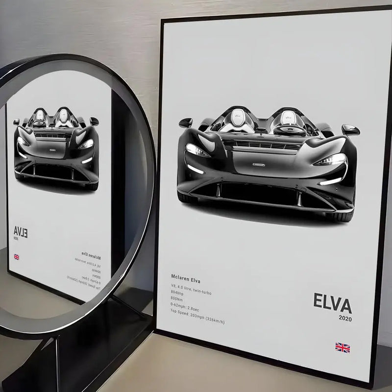 Póster McLaren Elva (Arte 09)
