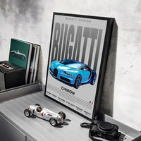 Póster Bugatti Chiron (Arte 10)