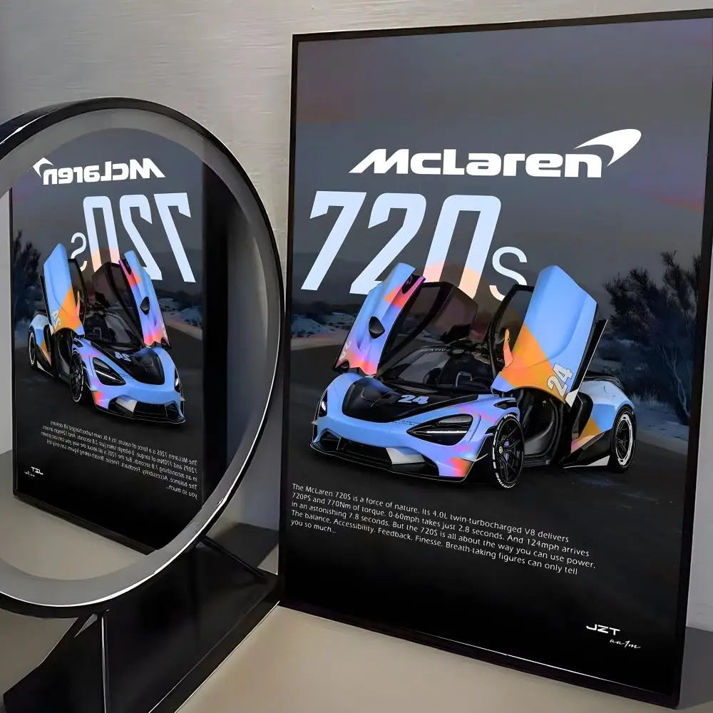 Póster McLaren 720s (Arte 02)