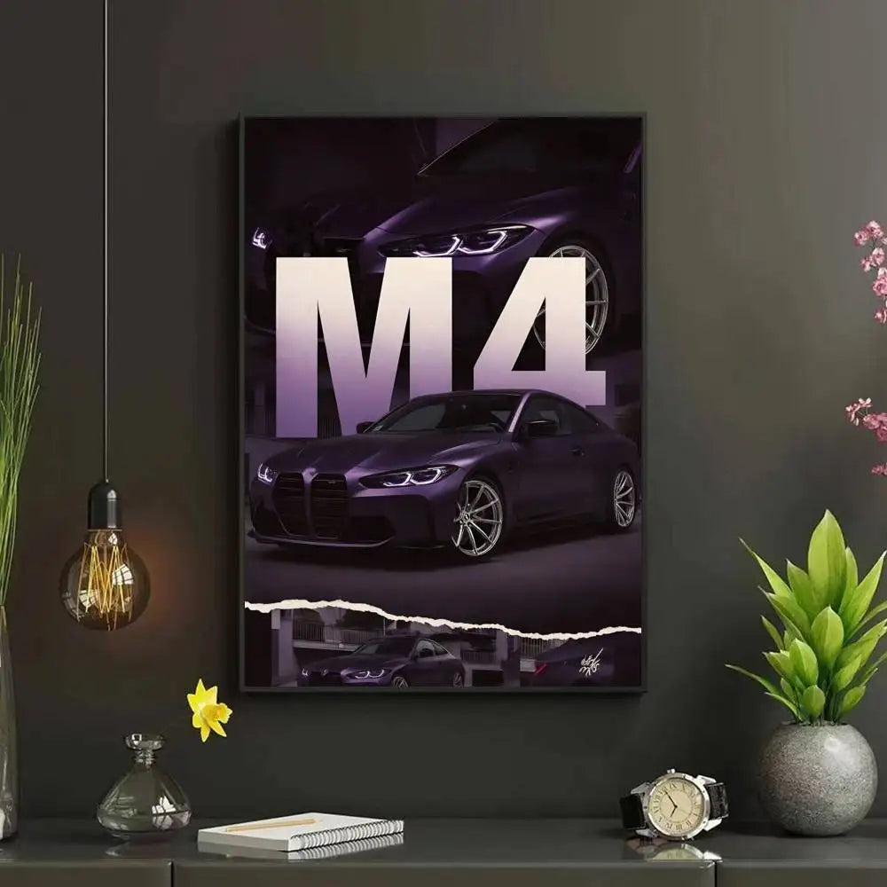 Póster BMW M4 Competition (Arte 02)